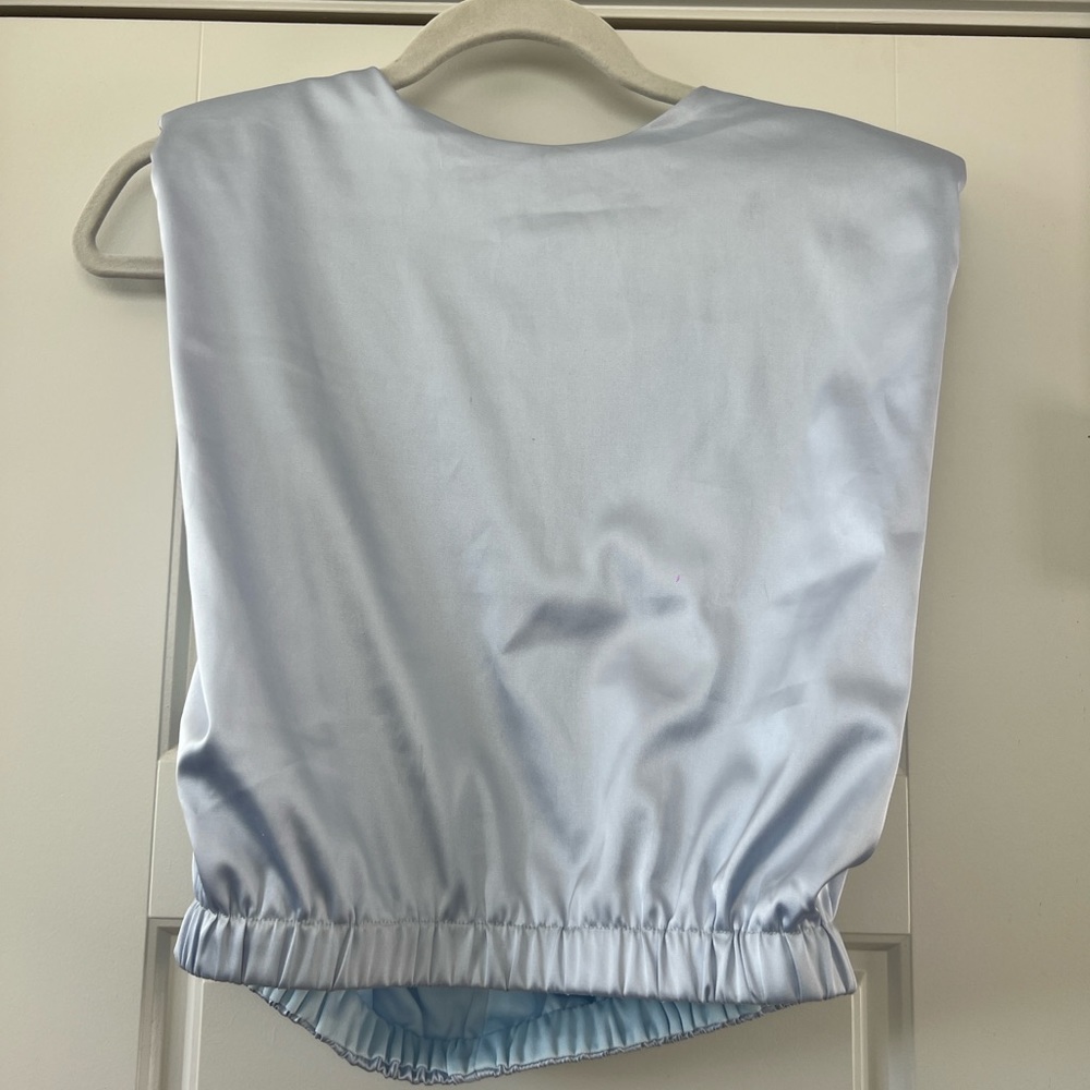 TCEC light blue silk top!